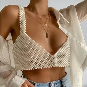 Showpo Peggy Pearl Crop Top